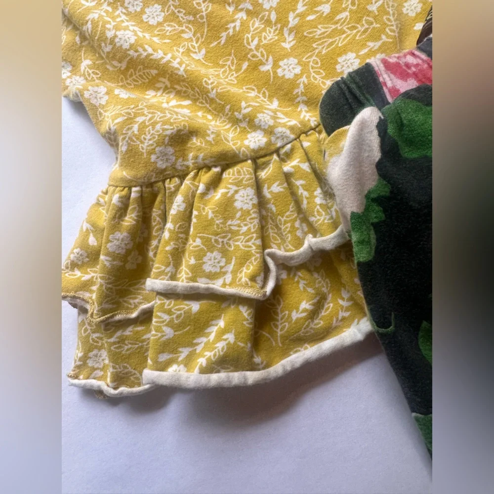 Mustard Pie Yellow Floral Matching Set